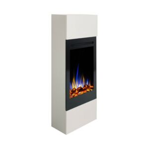 Electric fireplace surrounds SLATE white