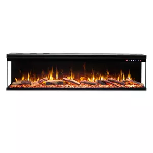 Built-in and wall-mounted electric fireplace UNIT 127