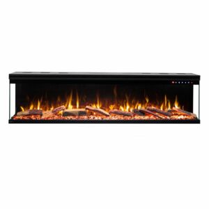 Built-in and wall-mounted electric fireplace UNIT 153