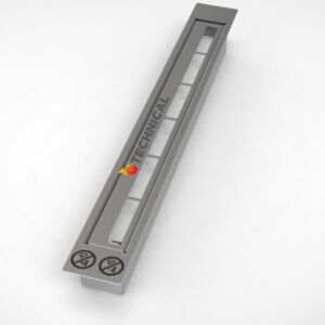 Bio fireplace burner 53 cm - Made of stainless steel