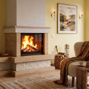 Zafír Rustic modern kandalló burkolat