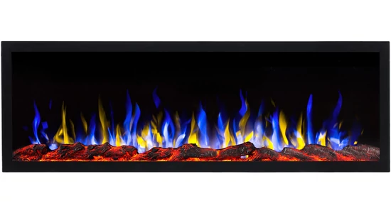 Egyedülálló PRIME S 153 beépíthető és falra szerelhető elektromos látványkandalló