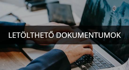 Letölthető dokumentumok