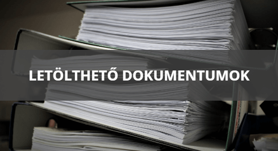 Letölthető dokumentumok