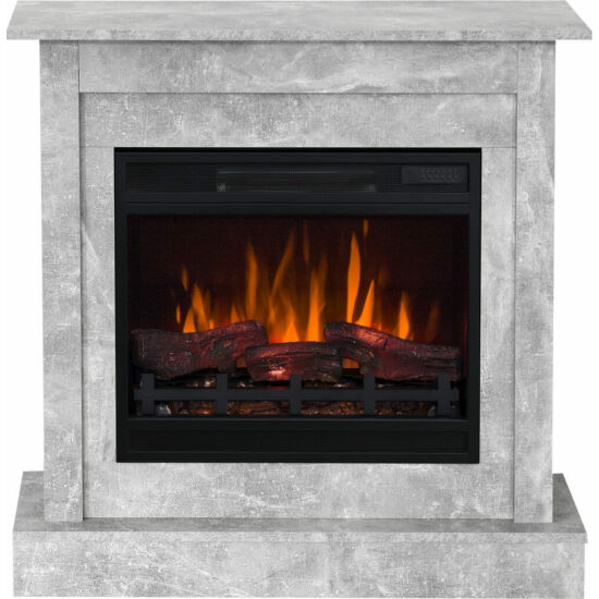 Electric fireplace surrounds VIP gray