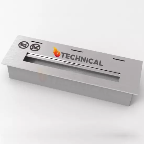 Bio fireplace burner 31 cm - Made of stainless steel