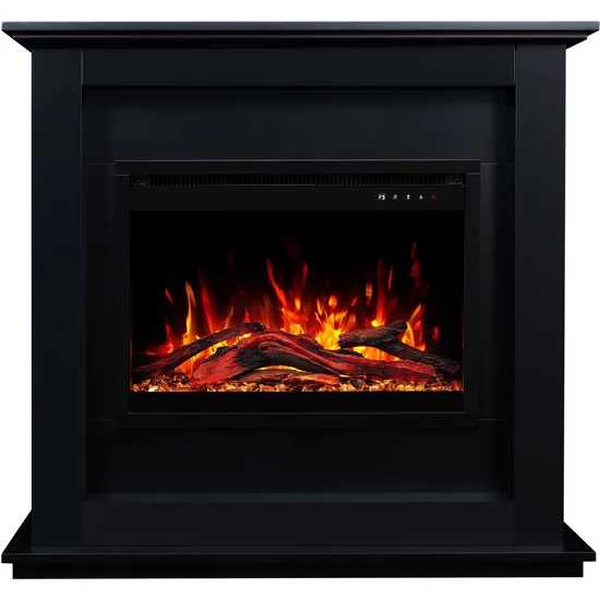 SOUND fekete elektromos kandalló keret