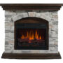 Picture 2/4 -Electric fireplace surrounds  GENESIS + electric fireplace LEMONT 60 3D
