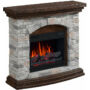 Picture 4/4 -Electric fireplace surrounds  GENESIS + electric fireplace LEMONT 60 3D