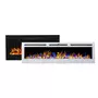 Picture 9/11 -Built-in and wall-mounted electric fireplace MAJOR 114 black