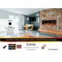 Picture 17/17 -Built-in and wall-mounted electric fireplace DIANA 183 with mobile app