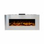 Picture 1/4 -Wall-mounted electric fireplace ALIZ 110 white