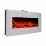 Picture 3/4 -Wall-mounted electric fireplace ALIZ 110 white