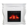 Picture 1/11 -Electric fireplace surrounds LEXIN white + electric fireplace LEMONT 60 3D