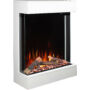 Picture 1/5 -Wall-mounted electric fireplace DAMA white