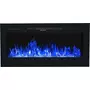 Picture 3/11 -Built-in and wall-mounted electric fireplace MAJOR 114 black