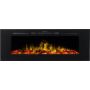 Picture 5/12 -Built-in and wall-mounted electric fireplace MAJOR 152 black