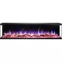 Picture 2/3 -Built-in and wall-mounted electric fireplace UNIT 120 NH without heating